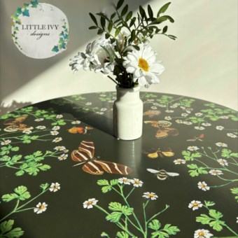 Feverfew and Flutters 1960s Coffee Table